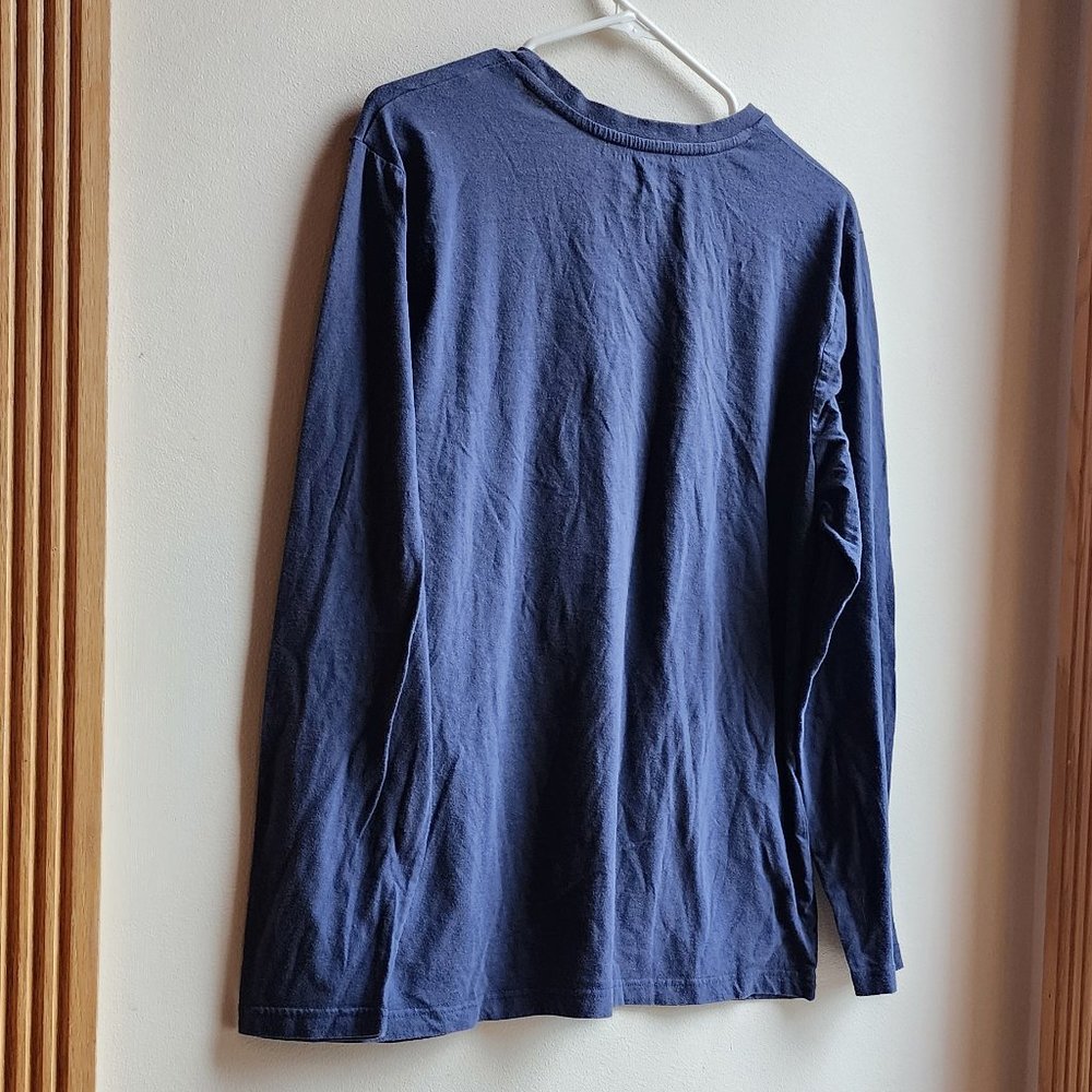 Lucky Brand Navy Blue Graphic Pajama Long Sleeve T-Shirt Size Large - Picture 9 of 12